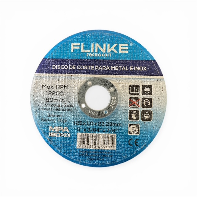 Vágókorong 125 x 1.0 x 22.2 mm - inox - A60S-BF41 (66252836777)