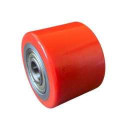 Kerék raklapemelőhöz békához poliuretán 80 x 60 mm csapággyal Kerék raklapemelőhöz békához poliuretán 80 x 60 mm csapággyal