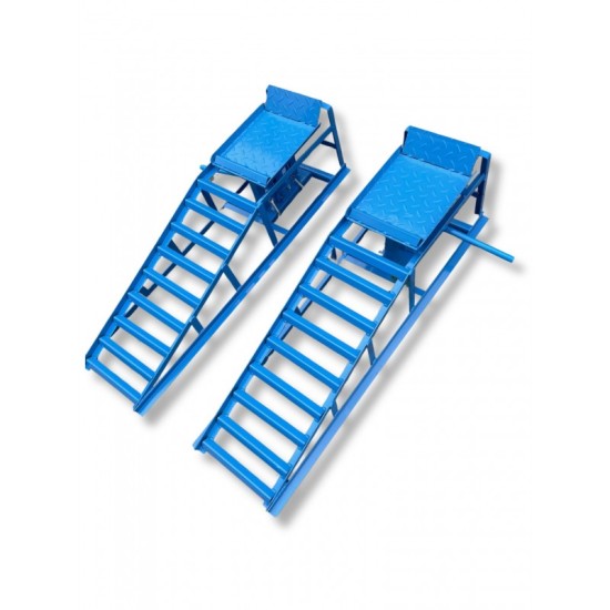 Rámpa beépített emelő funkcióval 1 tonna/rámpa teherbírás 270-375 mm magasság