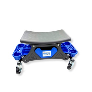 Szerelőszék rakodó helyekkel fékezhető kerekekkel