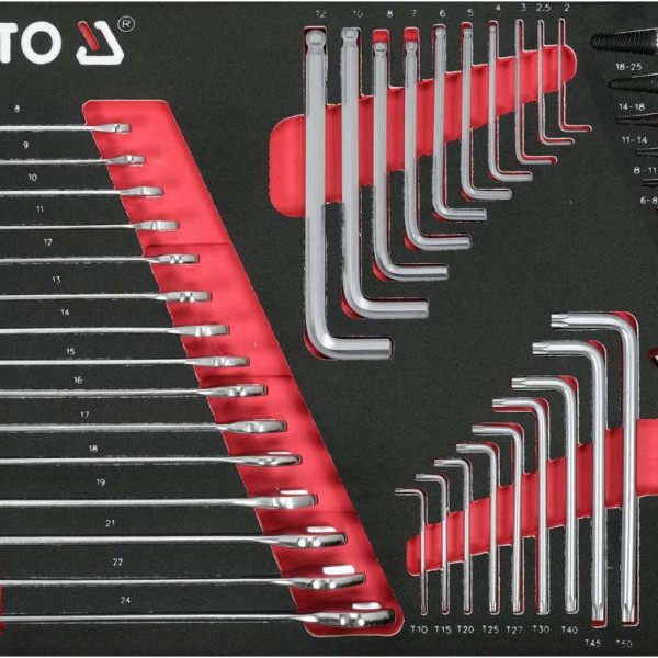 YATO YT-55308 szerszámkocsi 157 részes szerszámkészlettel