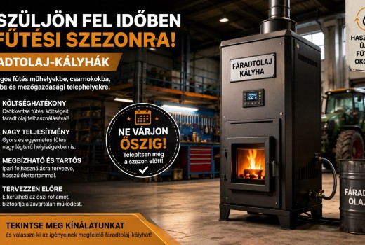 Fáradtolaj-kályha vásárlás nyáron? Igen, most érdemes felkészülni a fűtési szezonra!