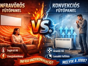 Fűtőpanelek. Infravörös vagy konvekciós?