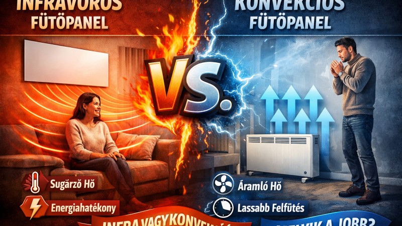 Fűtőpanelek. Infravörös vagy konvekciós?