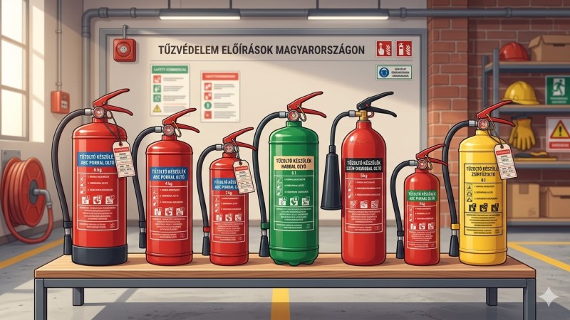 Tűzoltó készülék és tűztakaró: hova mi kötelező, mit érdemes választani?