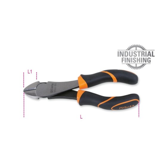 BETA 1084GBM 160 mm erősített oldalcsípőfogó – krómozott fej, kétkomponensű markolattal BETA 1084GBM 160 mm erősített oldalcsípőfogó – krómozott fej, kétkomponensű markolattal