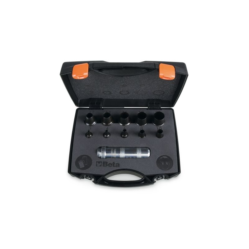 BETA 1105C/10T tömítéskivágó készlet – 10 részes, 3–20 mm, ipari kivitel BETA 1105C/10T tömítéskivágó készlet – 10 részes, 3–20 mm, ipari kivitel