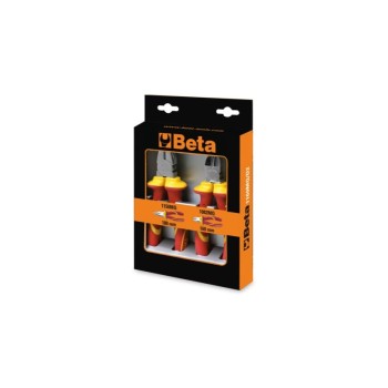 Beta 1169MQ/D2 2 részes 1000V-ig szigetelt fogókészlet – kombinált és oldalcsípő fogó Beta 1169MQ/D2 2 részes 1000V-ig szigetelt fogókészlet – kombinált és oldalcsípő fogó