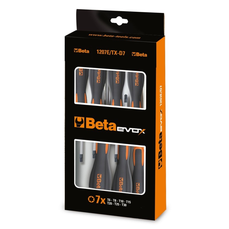 Beta 1207E/TX-S13-7 – 7 részes Torx® csavarhúzókészlet dobozban