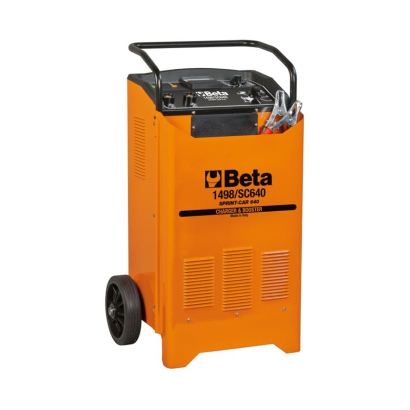 1498/SC640 Kerekes akkumulátortöltő / gyorsindító, 12/24V