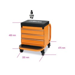 2258N-O Gurulós szerelőszék fiókkal 2258N-O Gurulós szerelőszék fiókkal