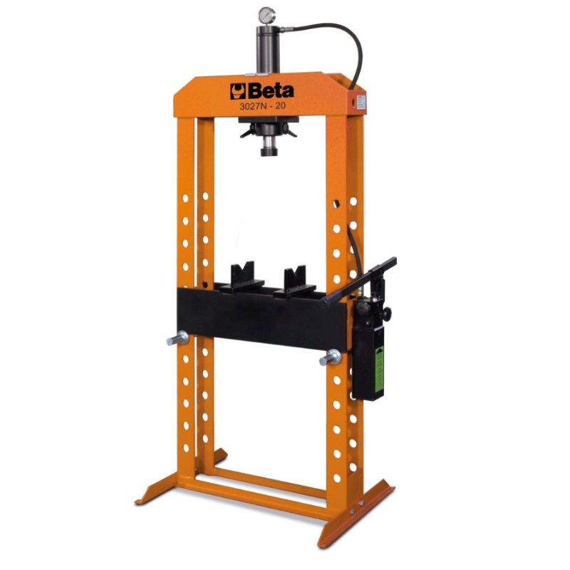 BETA 3027N/20 hidraulikus asztali prés mozgó dugattyúval – 20 tonnás kapacitás