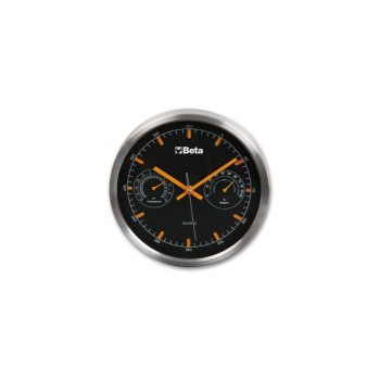 9594 Falióra hő- és levegő páratartalommérővel, átmérő 26 cm 9594 Falióra hő- és levegő páratartalommérővel, átmérő 26 cm