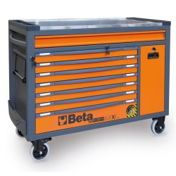 RSC24AXXL-A 8 fiókos szerszámkocsi fa munkalappal és borulásgátló rendszerrel, hosszú modell RSC24AXXL-A 8 fiókos szerszámkocsi fa munkalappal és borulásgátló rendszerrel, hosszú modell