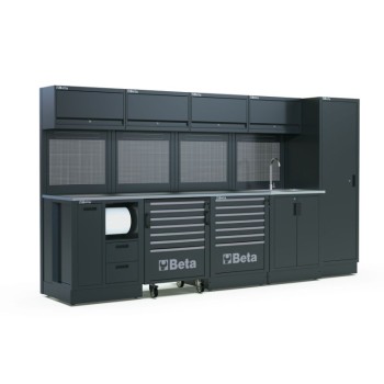 BETA RSC50 2.0 H moduláris műhelyberendezés rozsdamentes mosogatóval BETA RSC50 2.0 H moduláris műhelyberendezés rozsdamentes mosogatóval