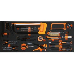 BW 2400S-XLO9/E-XXL Worker 9 fiókos szerszámkocsi 716 darabos szerszámkészlettel