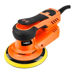 NEO TOOLS 04-721 excentercsiszoló – 350 W, 150 mm, szénkefementes​
