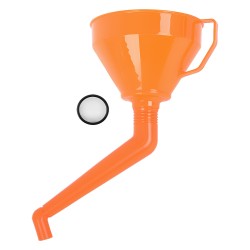 Tölcsér 160 mm, 1,2L, hajlított kifolyóval, polietilén Tölcsér 160 mm, 1,2L, hajlított kifolyóval, polietilén