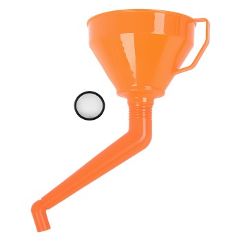 Tölcsér 160 mm, 1,2L, hajlított kifolyóval, polietilén