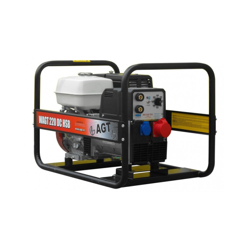 WAGT 220 DC HSB hegesztő áramfejlesztő 4 mm-es elektródáig (HONDA GX390) WAGT 220 DC HSB hegesztő áramfejlesztő 4 mm-es elektródáig (HONDA GX390)
