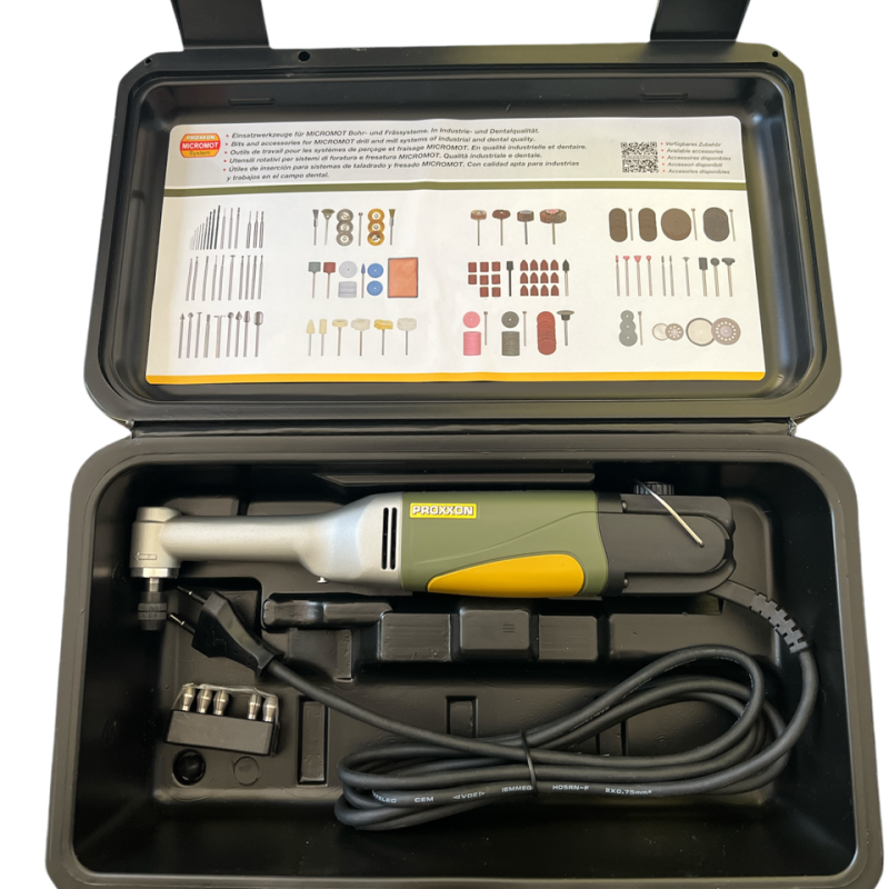 Proxxon LWB/E MICROMOT multifunkciós sarokfúró, fokozatmentes fordulatszám, 100 W Proxxon LWB/E MICROMOT multifunkciós sarokfúró, fokozatmentes fordulatszám, 100 W