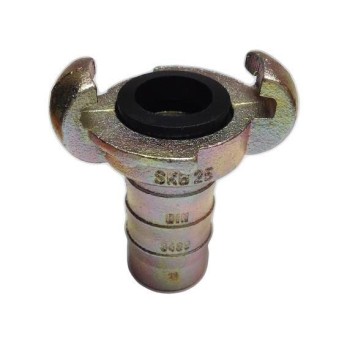 Homokfúvó géphez CLEMCO csatl. Bajonett Gyorscsatl. SKG-25 Tömlővég:25mm