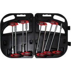 T-kulcs készlet Soft-Grip markolatú 6-14 mm 9 db-os dugókulcs készlet -BGS