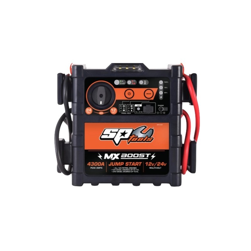 Akkumulátor bikázó-indító (starter) 12/24V -4300A - 44Ah - SP Tools