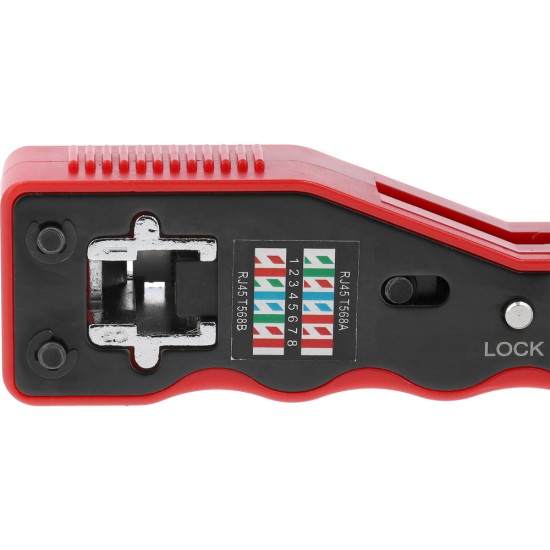 YATO Krimpelő fogó 135 mm UTP hálózati/RJ45 csatlakozókhoz YATO Krimpelő fogó 135 mm UTP hálózati/RJ45 csatlakozókhoz