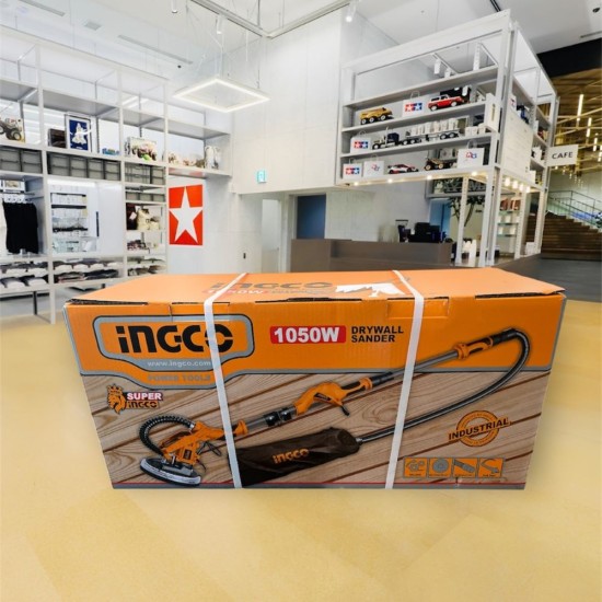 INGCO Fal- és betoncsiszoló zsiráf 225 mm 1050 W (DWS10501)