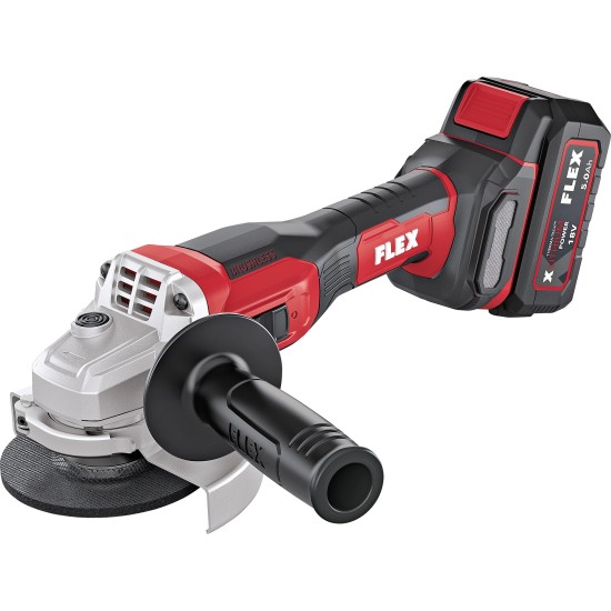 FLEX L 125 18.0 EC LD 18 V akkus sarokcsiszoló szett – 125 mm, 2×5.0 Ah (534329)