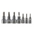 Csavarkiszedő készlet 7 db-os - sérült BKNY Torx csavarokhoz 1/4'' T10-T40