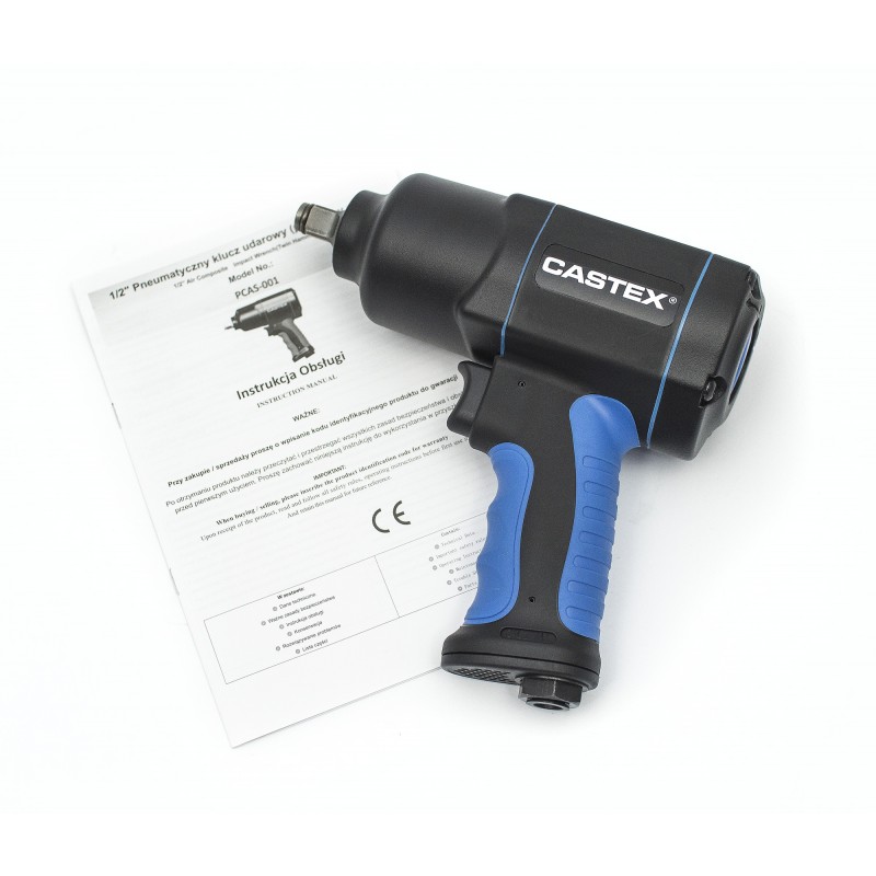 Castex PCAS-001 légkulcs 1/2'', 1600 Nm, Twin Hammer