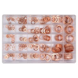 YATO réz alátét készlet – 300 db (YT‑06872), 5×9–28×36 mm