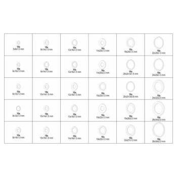 YATO réz alátét készlet – 300 db (YT‑06872), 5×9–28×36 mm