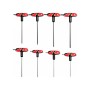 YATO YT‑05597 gömbfejű imbusz T‑kulcs készlet, 8 részes (2,5–10 mm)