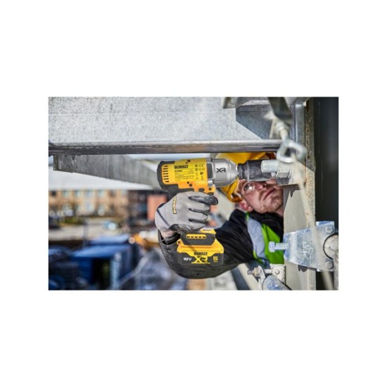 DEWALT Akkus ütvecsavarozó 18 V szénkefe nélküli 1/2'' 1355/1898Nm (akku + töltő nélkül, TSTAK)