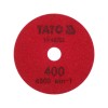 YATO YT-48203 100 mm P400 gyémánt csiszoló és polírozókorong, tépőzáras YATO YT-48203 100 mm P400 gyémánt csiszoló és polírozókorong, tépőzáras