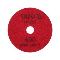 YATO YT-48203 100 mm P400 gyémánt csiszoló és polírozókorong, tépőzáras YATO YT-48203 100 mm P400 gyémánt csiszoló és polírozókorong, tépőzáras