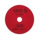 YATO YT-48203 100 mm P400 gyémánt csiszoló és polírozókorong, tépőzáras