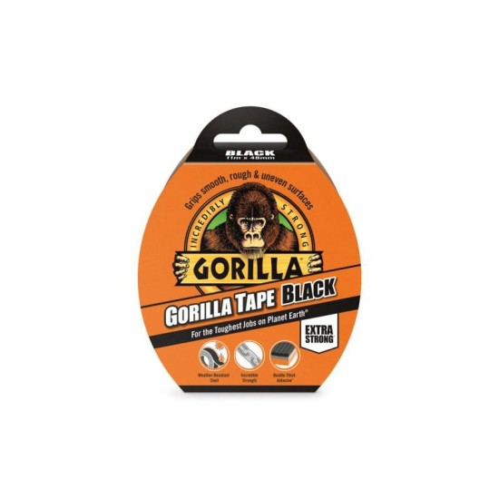 GORILLA Ragasztószalag fekete extra erős 48 mm x 11 m GORILLA Ragasztószalag fekete extra erős 48 mm x 11 m