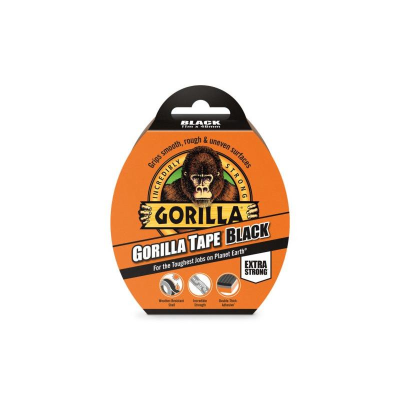 GORILLA Ragasztószalag fekete extra erős 48 mm x 11 m
