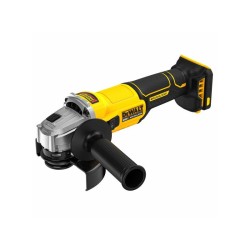 DEWALT Akkus sarokcsiszoló csúszókapcsolós 125 mm 18 V szénkefe nélküli (Akku + töltő nélkül) DEWALT Akkus sarokcsiszoló csúszókapcsolós 125 mm 18 V szénkefe nélküli (Akku + töltő nélkül)