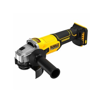DEWALT Akkus sarokcsiszoló csúszókapcsolós 125 mm 18 V szénkefe nélküli (Akku + töltő nélkül)