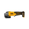 DEWALT Akkus sarokcsiszoló lapátkapcsolós 125 mm 18 V szénkefe nélküli (Akku + töltő nélkül) DEWALT Akkus sarokcsiszoló lapátkapcsolós 125 mm 18 V szénkefe nélküli (Akku + töltő nélkül)