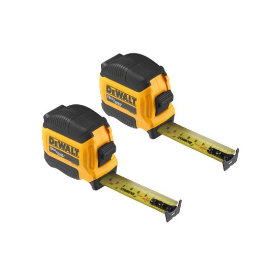 DEWALT Kompakt mérőszalag 8 m/26 FT x 28 mm (2 db) DEWALT Kompakt mérőszalag 8 m/26 FT x 28 mm (2 db)