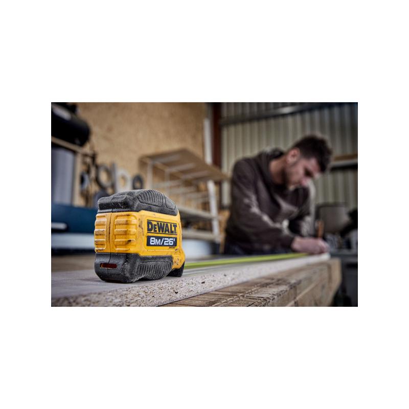 DEWALT Kompakt mérőszalag 8 m/26 FT x 28 mm (2 db)