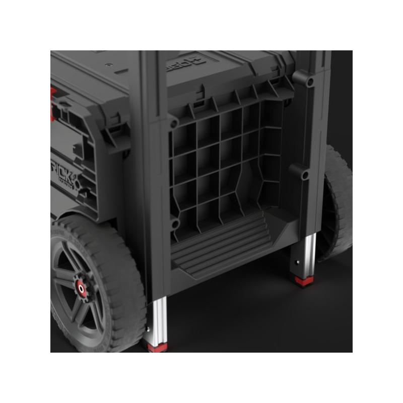 QBRICK SYSTEM PRO Görgős szerszámos láda 3 fiókos