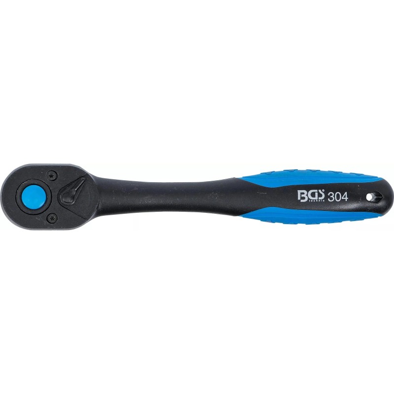 Crowa racsnis kulcs 1/2'' 72 fogú, irányváltós, műanyag bevonattal - BGS