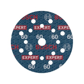 BOSCH EXPERT O780 Foil Tépőzáras csiszolótárcsa 125 mm / P60 kerámiaszemcsés (6 db)